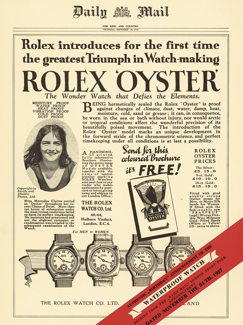 Rolex Oyster Story - Sara Joias